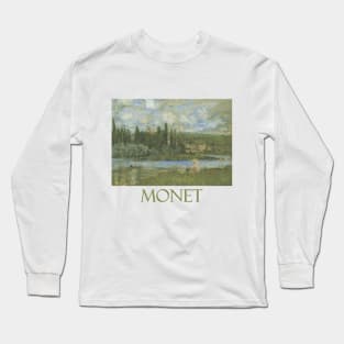 Vetheuil sur Seine by Claude Monet Long Sleeve T-Shirt